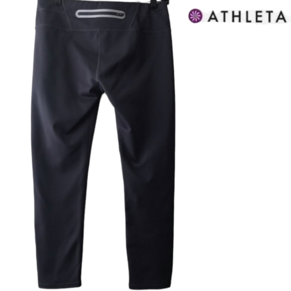 ATHLETA Womens Sonar Capri Size Medium Black